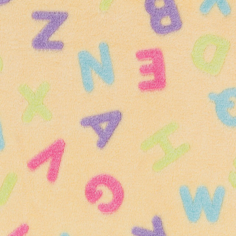 Minky Sopa Letras Amarilla - Ribes y Casals