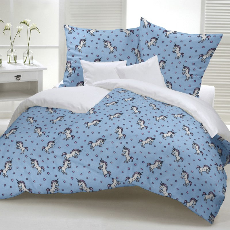 Minky Unicornio Azul - Ribes y Casals