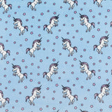 Minky Unicornio Azul - Ribes y Casals