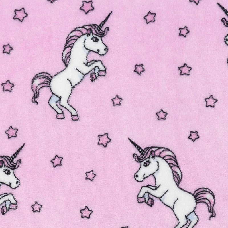 Minky Unicornio Rosa - Ribes y Casals