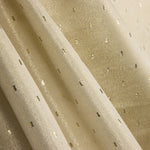 Brocado Plumeti Oro Blanco - Ribes y Casals