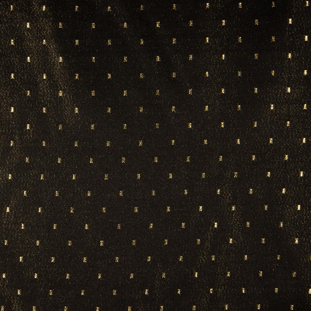 Brocado Plumeti Oro Negro - Ribes y Casals