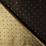 Brocado Plumeti Oro Negro - Ribes y Casals