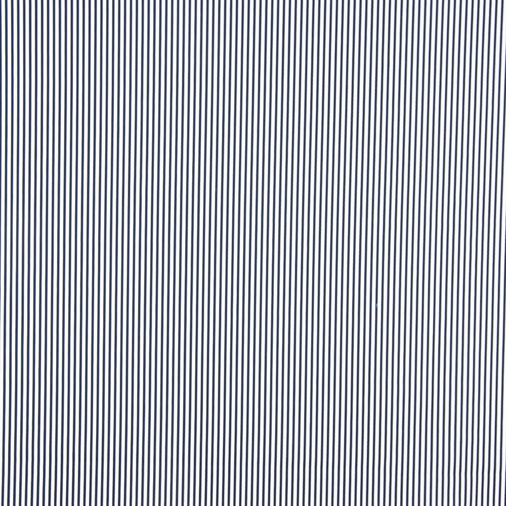 Popelín Algodón Raya Marino - Ribes y Casals