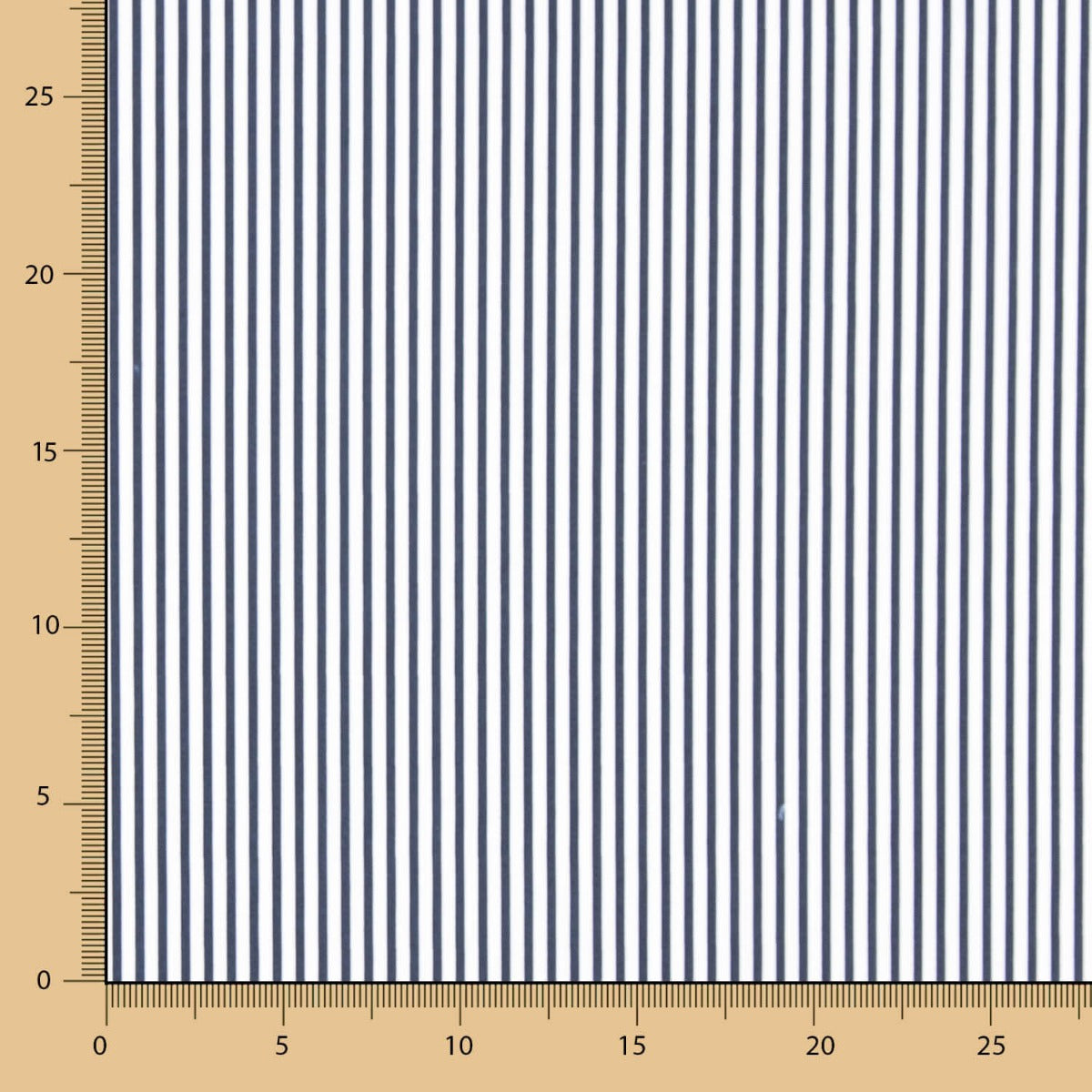 Popelín Algodón Raya Marino - Ribes y Casals