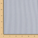 Popelín Algodón Raya Marino - Ribes y Casals