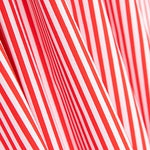 Popelín Algodón Raya Roja - Ribes y Casals