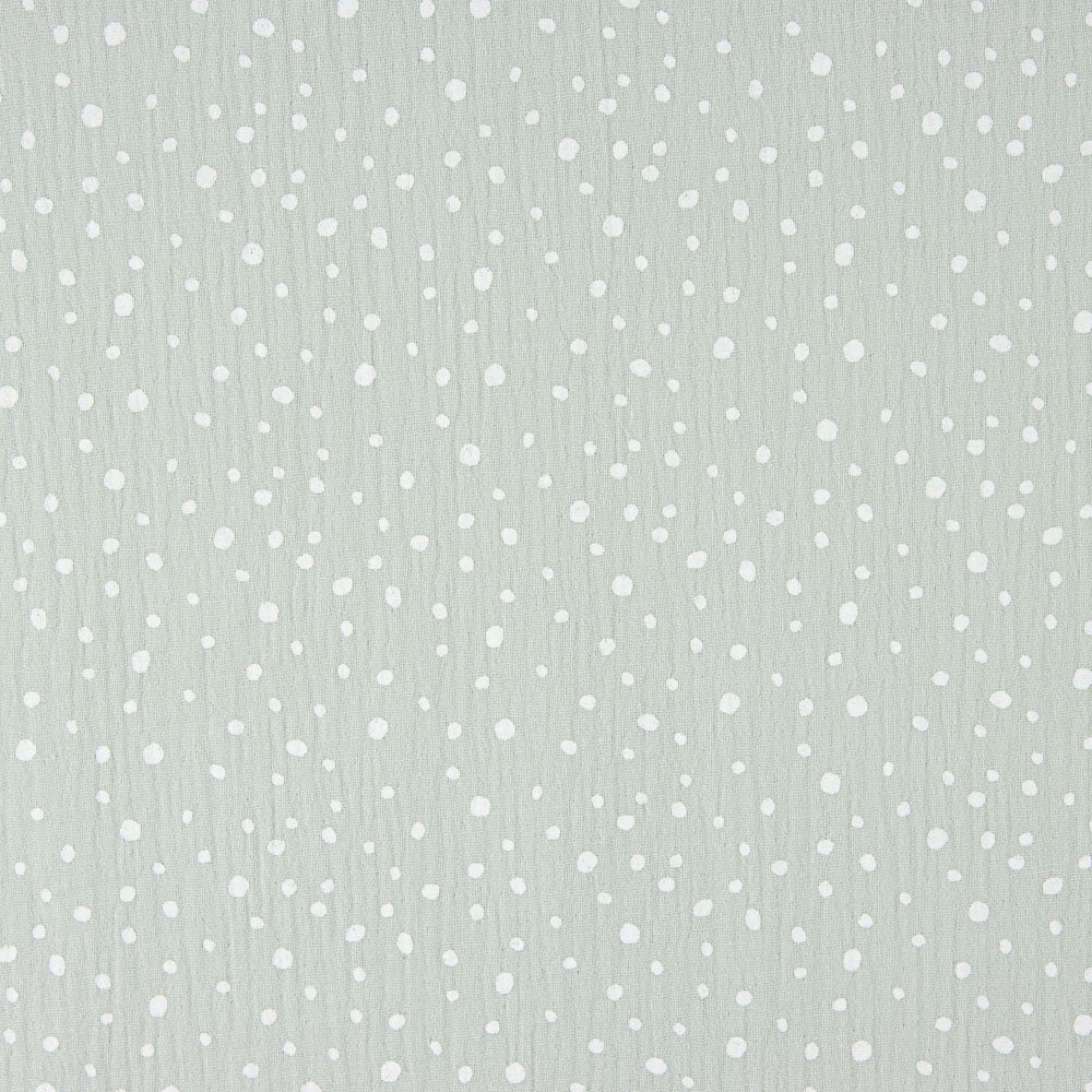 Muselina Algodón Infantil Moteado Verde Claro - Ribes y Casals