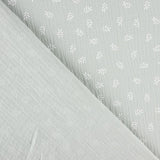 Muselina Algodón Infantil Ramas Verde Claro - Ribes y Casals