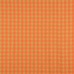 Muselina Doble Faz Cuadros Naranja-Camel - Ribes y Casals