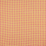 Muselina Doble Faz Cuadros Rosa-Melón - Ribes y Casals