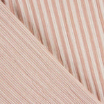 Muselina Doble Faz Rayas Rosa-Natural - Ribes y Casals