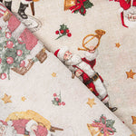 Loneta Estampada Navidad Papá Noel Tradicional - Ribes y Casals