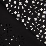 Retal Neopreno Moda Calado Negro 150x150 cm - Ribes y Casals