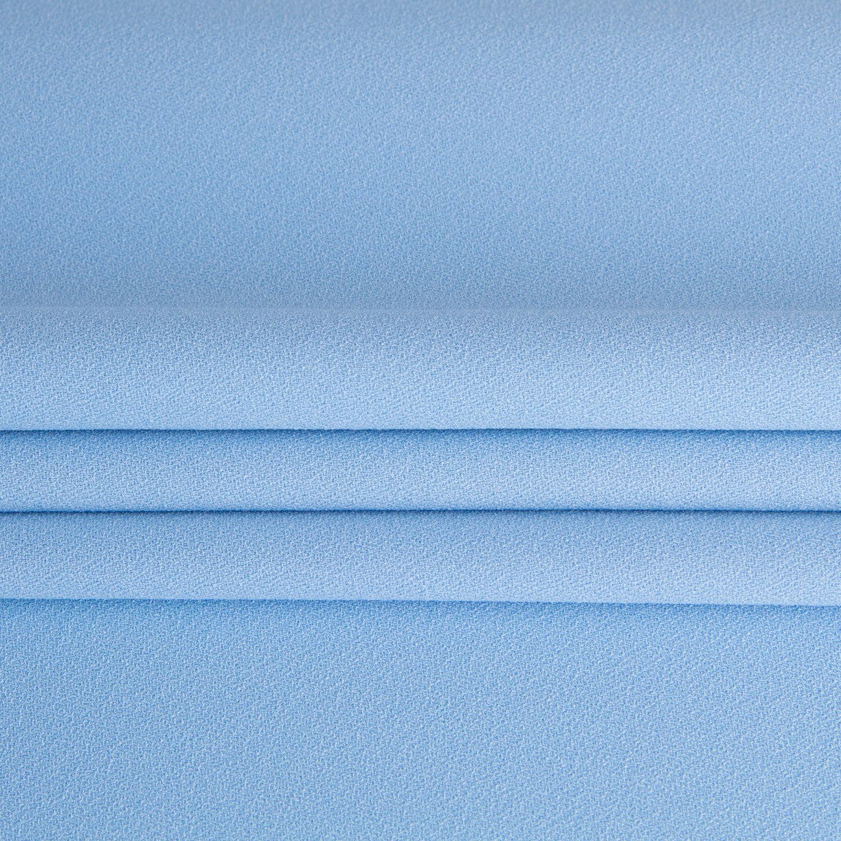 New Crepe Satén Azul Empolvado - Ribes y Casals