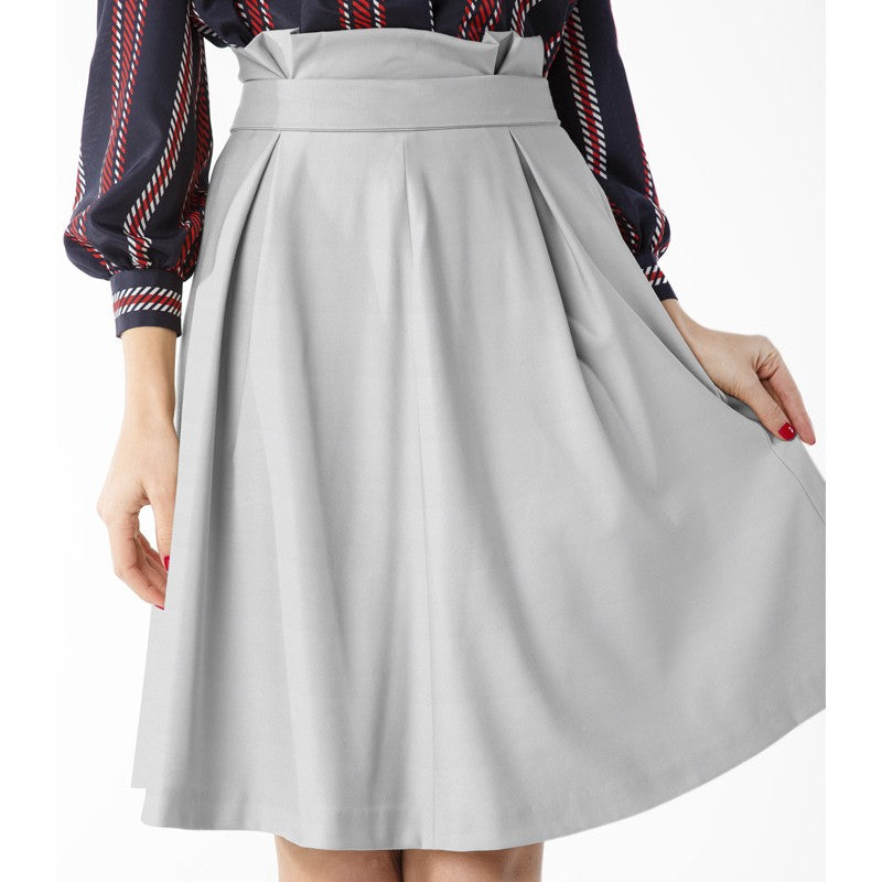 New Crepe Satén Gris Claro - Ribes y Casals