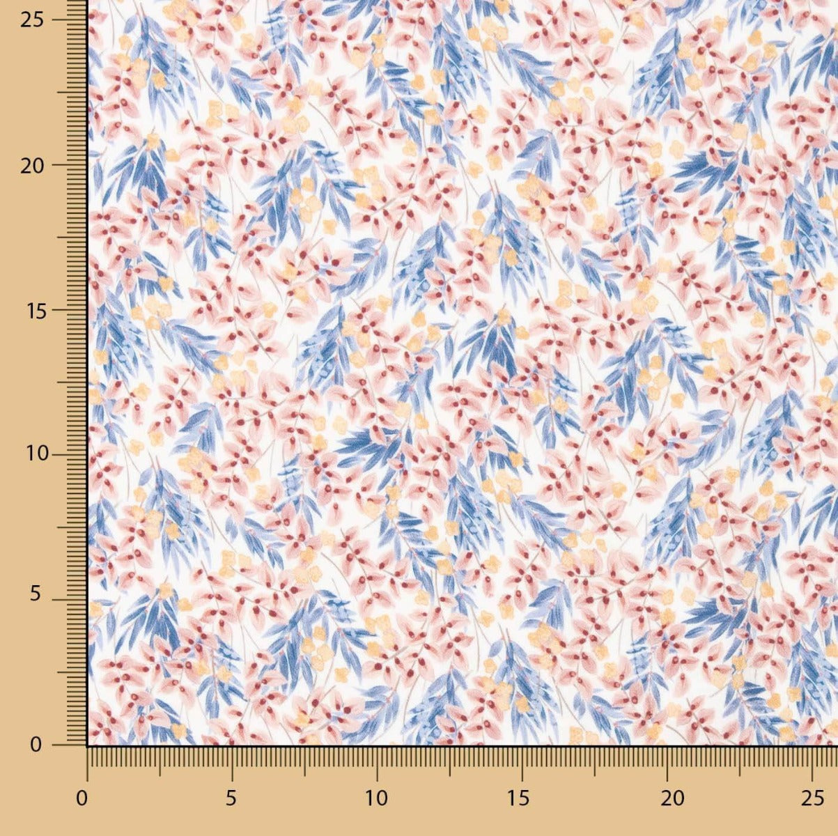 Crepe Viscosa Rama de Primavera - Ribes y Casals