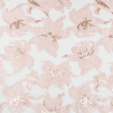 Organza Brocada Rosa - Ribes y Casals