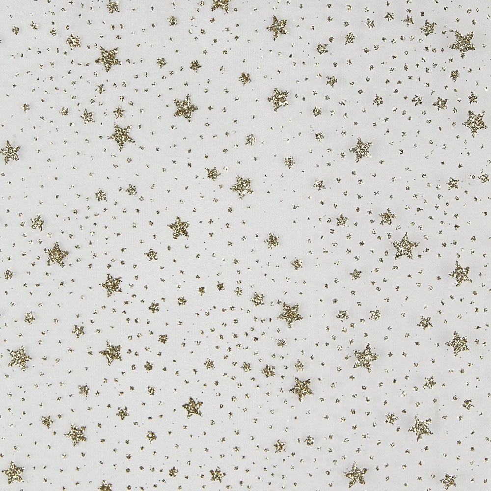 Organza Estrella Blanca Oro - Ribes y Casals