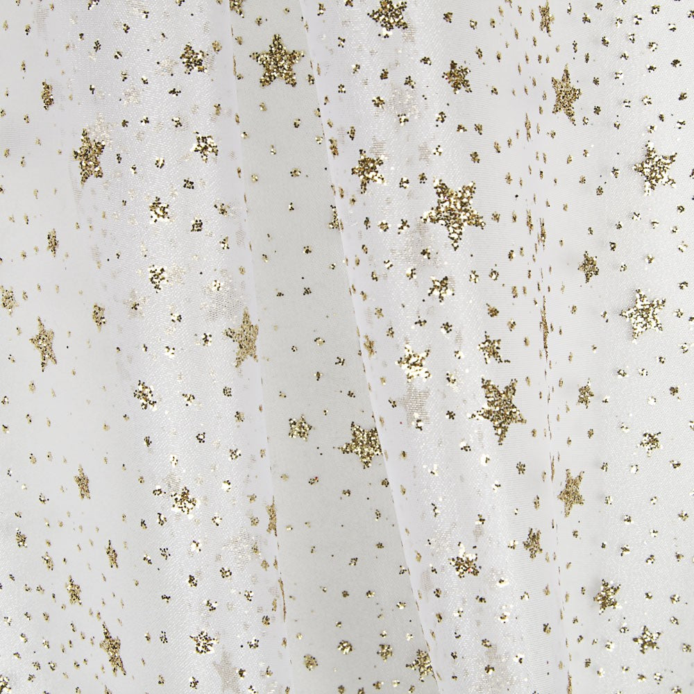 Organza Estrella Blanca Oro - Ribes y Casals