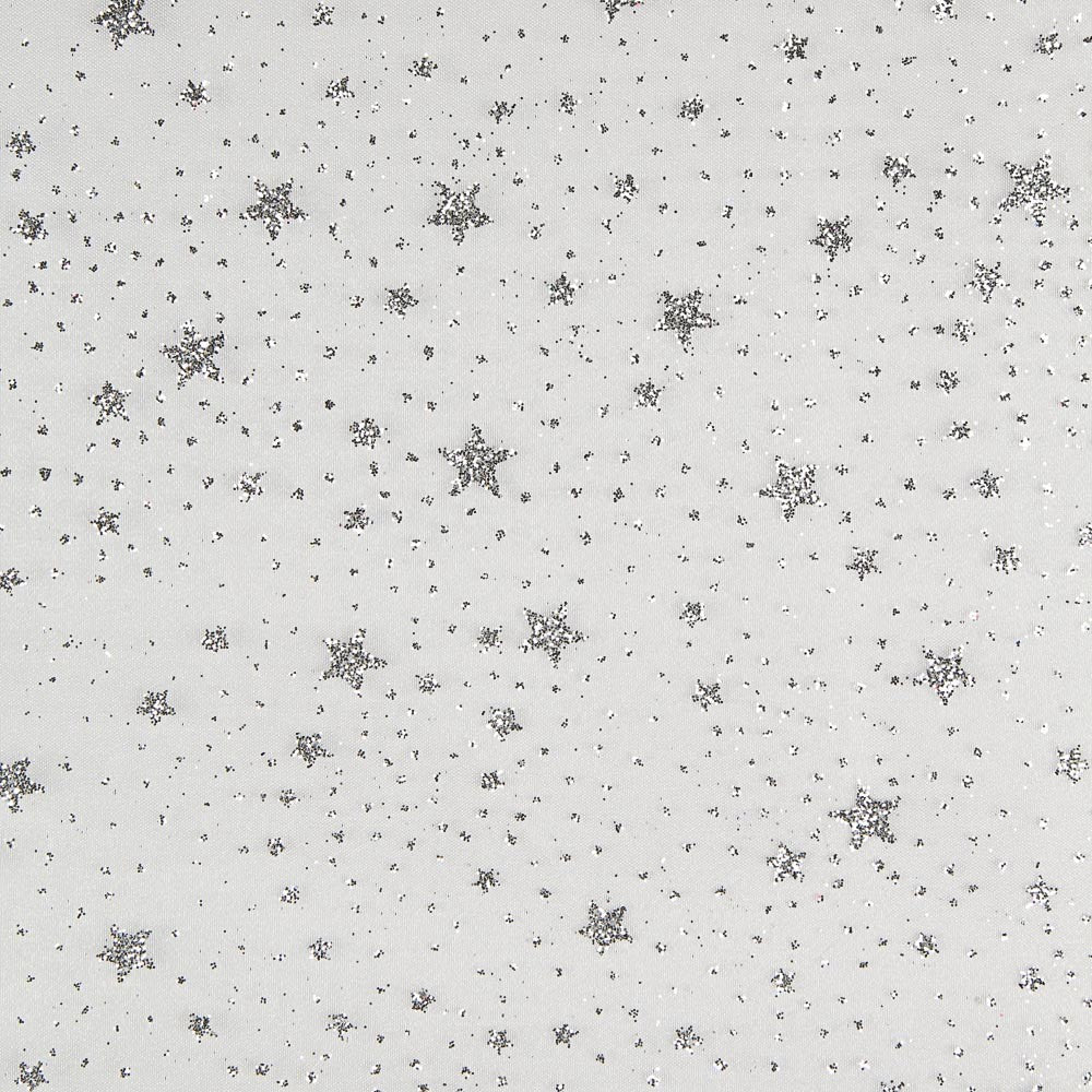 Organza Estrella Blanca Plata - Ribes y Casals