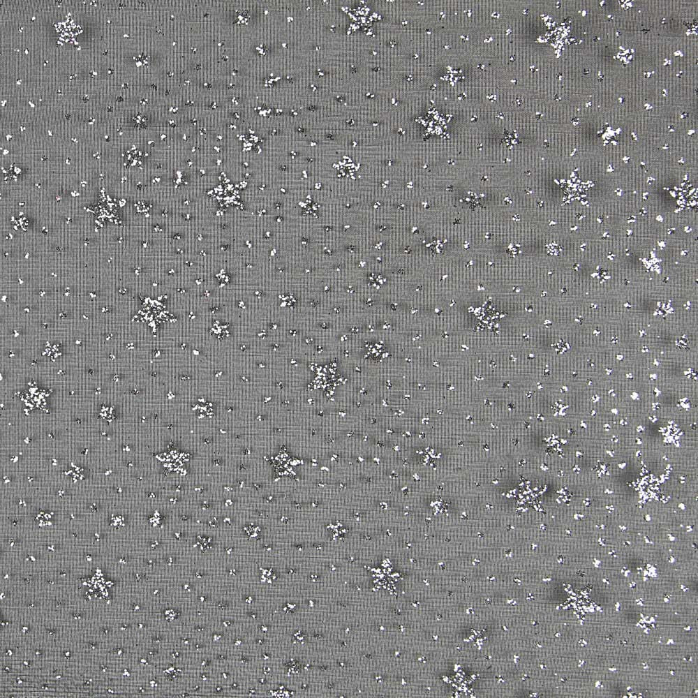 Organza Estrella Negra Plata - Ribes y Casals