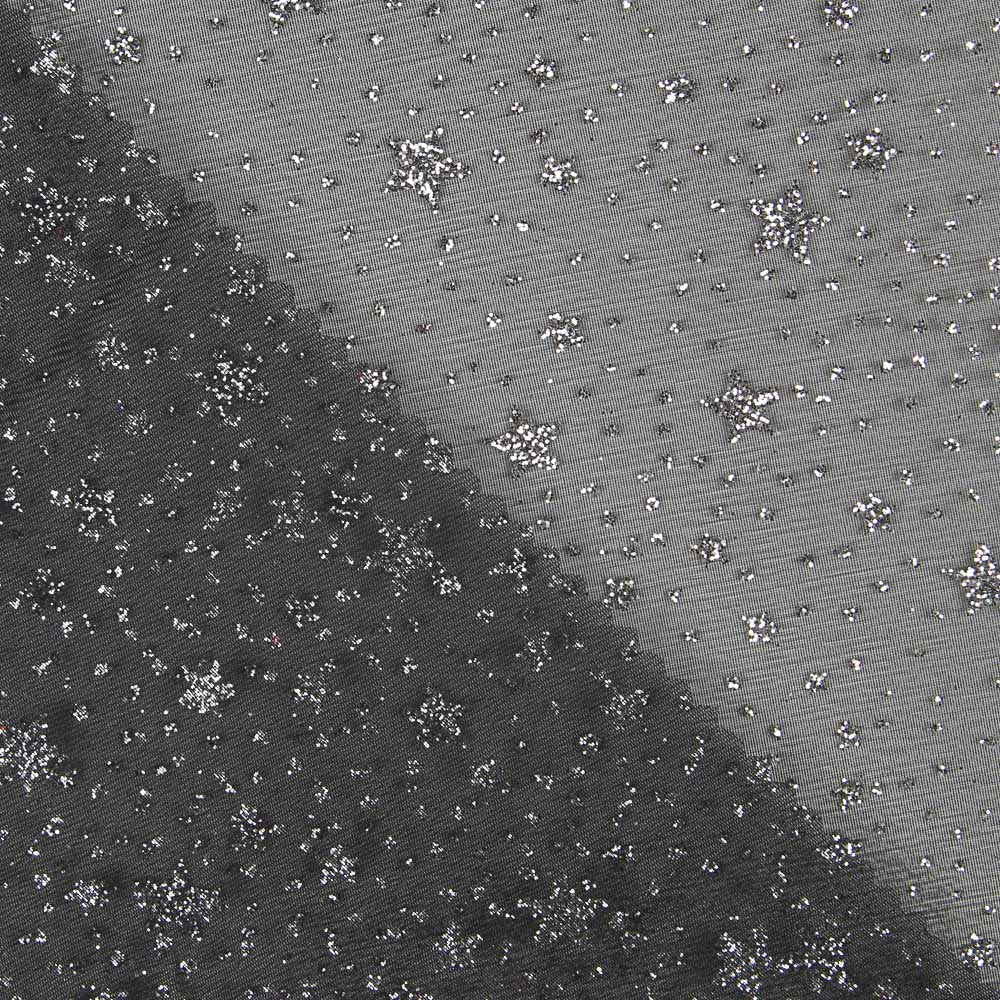 Organza Estrella Negra Plata - Ribes y Casals