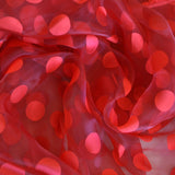 Organza Lunares Roja - Ribes y Casals