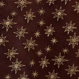 Organza Navidad Estrellas Chocolate - Ribes y Casals