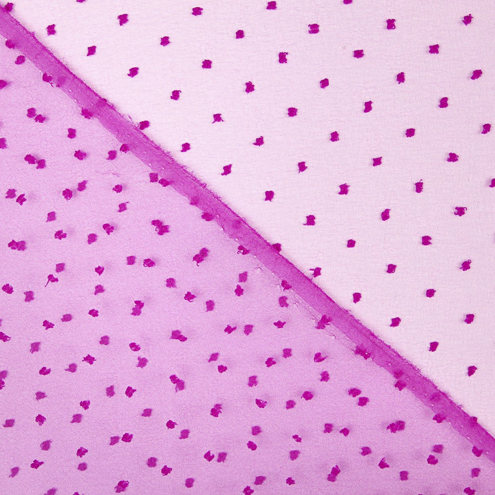 Organza Poliéster Plumeti Buganvilla - Ribes y Casals