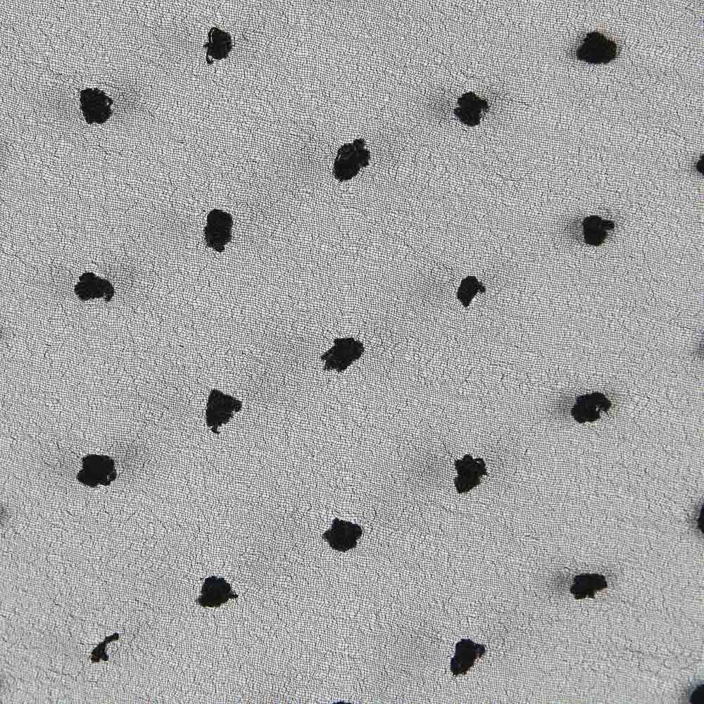 Organza Poliéster Plumeti Negro - Ribes y Casals