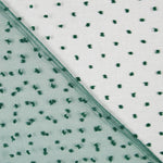 Organza Plumeti Verde bosque - Ribes y Casals