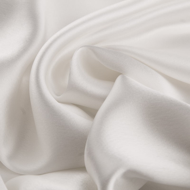 Otomán Satén de Triacetato Blanco - Ribes y Casals