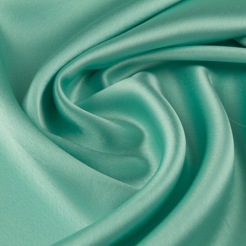 Retal Otomán Satén de Triacetato Verde Agua 165x145 cmcm - Ribes y Casals