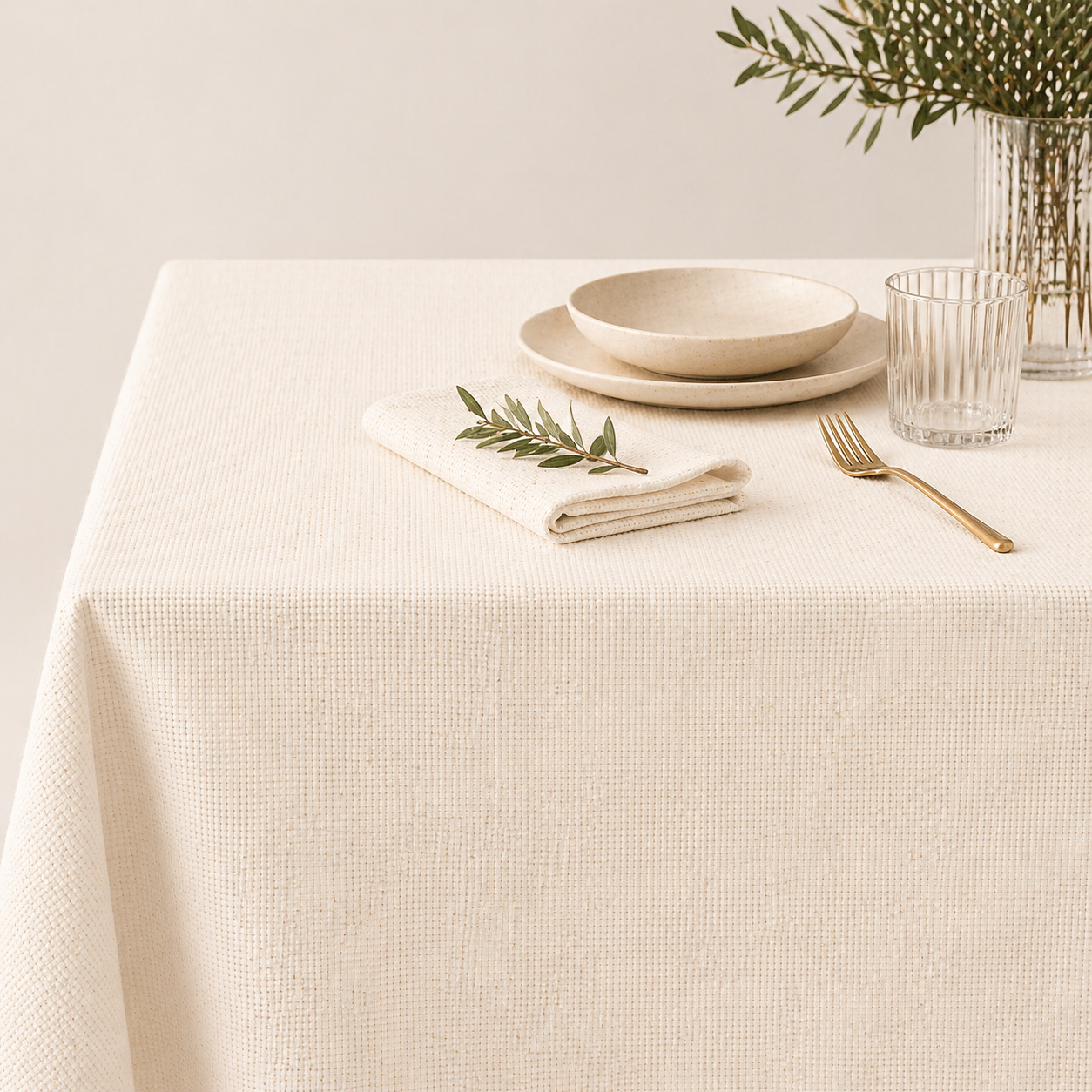 Loneta Panamá Algodón Orgánico Crudo - Ribes y Casals