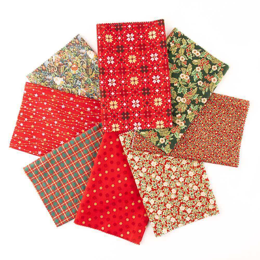 Pack Patchwork Algodón Navidad - Ribes y Casals