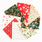 Pack Patchwork Algodón Navidad Blanca - Ribes y Casals
