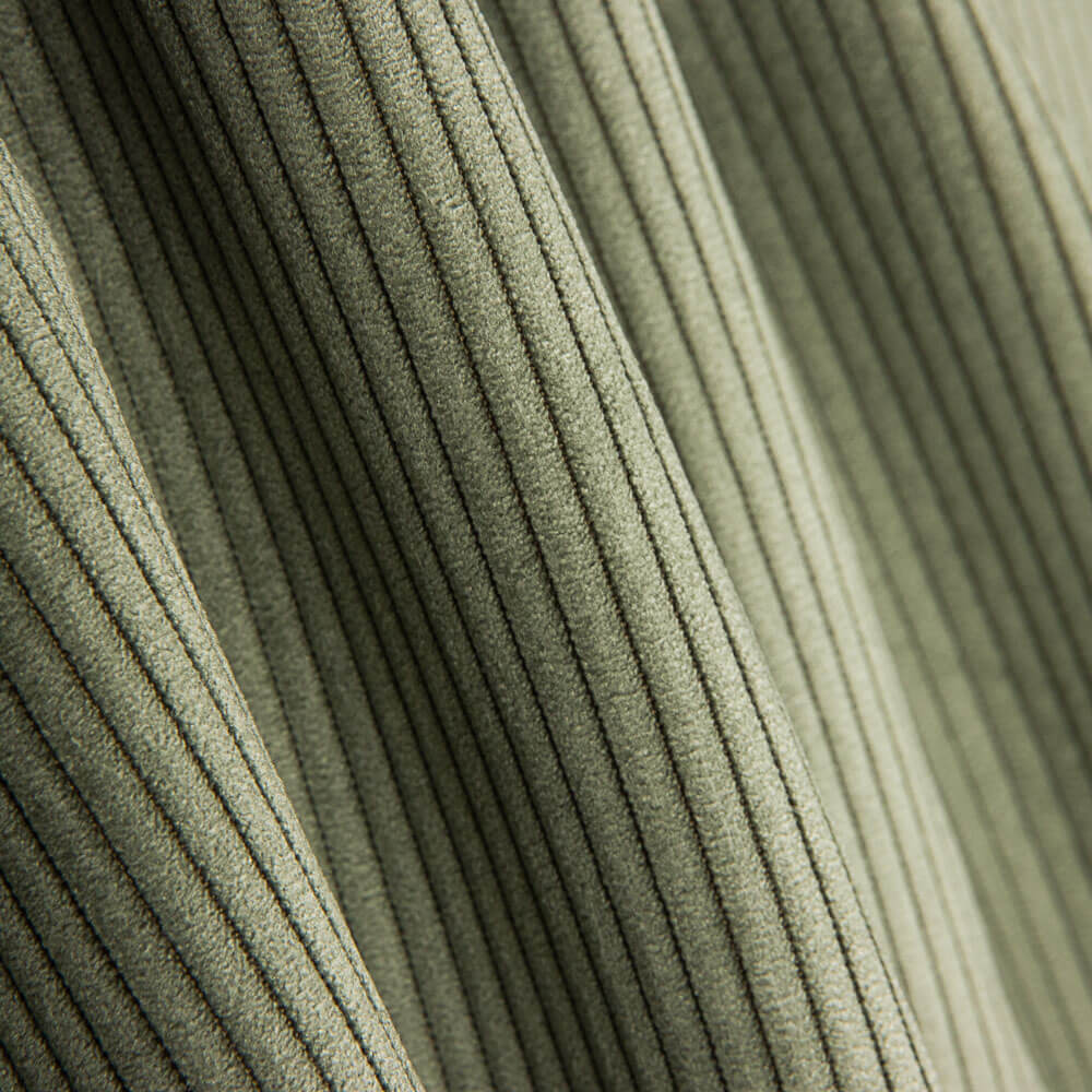 Retal Pana Cordelé Tapicería Verde Bosque 75x140 cm - Ribes y Casals