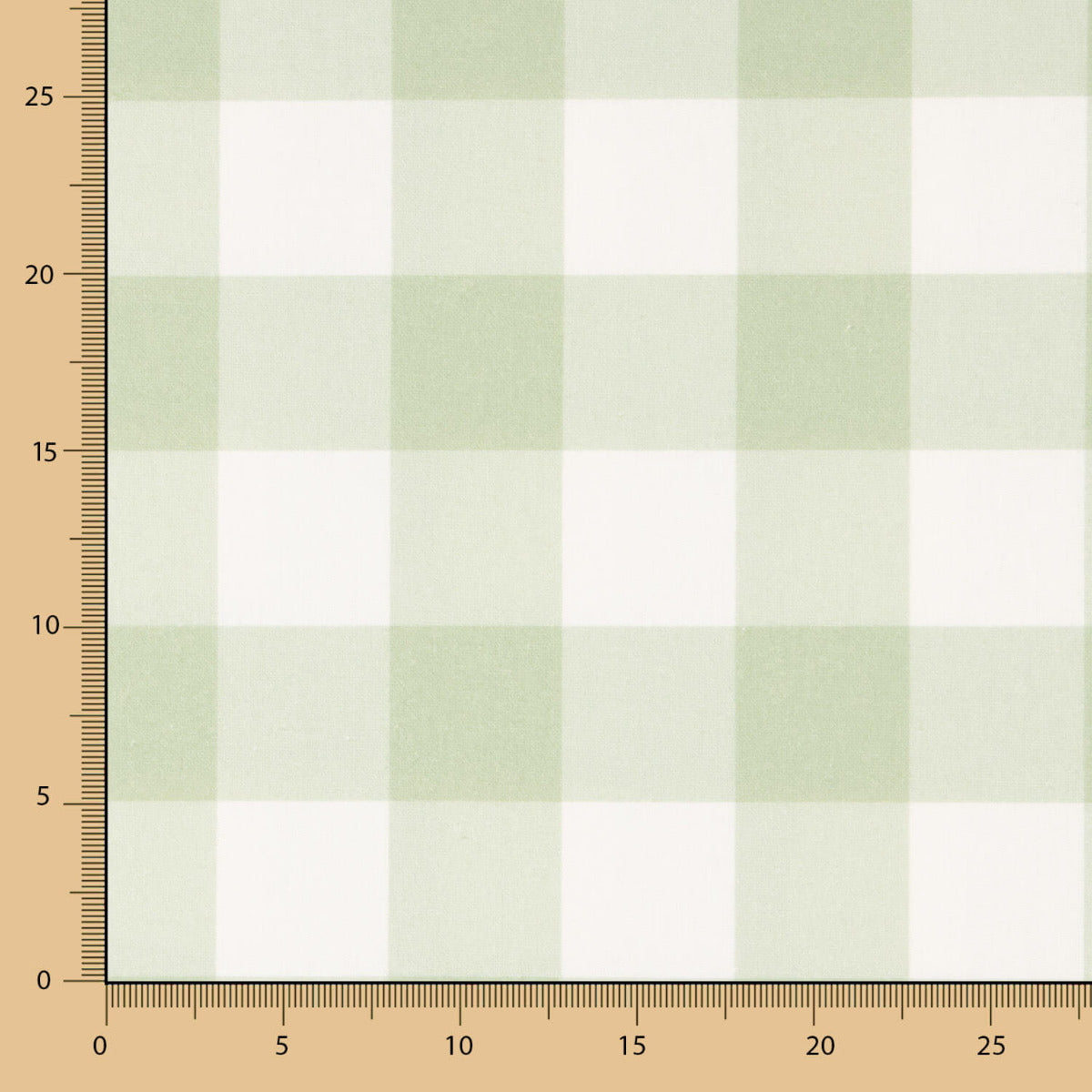 Panamá Hogar Estampado Cuadro Maxi Verde Manzana - Ribes y Casals