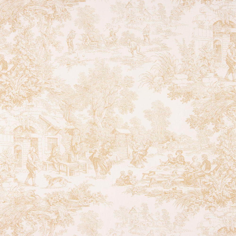 Panamá Hogar Estampado Toile de Jouy Arena - Ribes y Casals