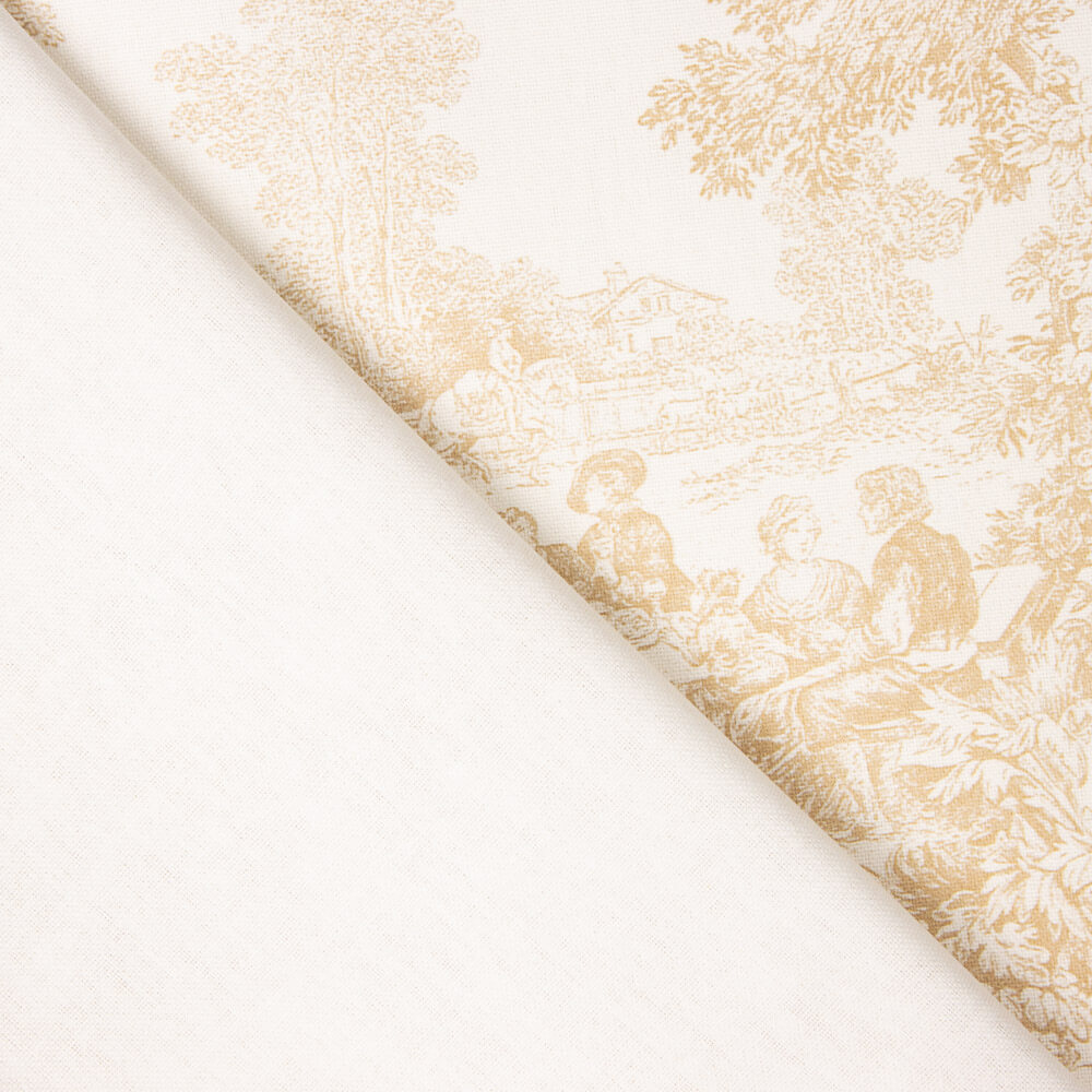 Panamá Hogar Estampado Toile de Jouy Arena - Ribes y Casals