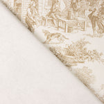 Panamá Hogar Estampado Toile de Jouy Beige - Ribes y Casals