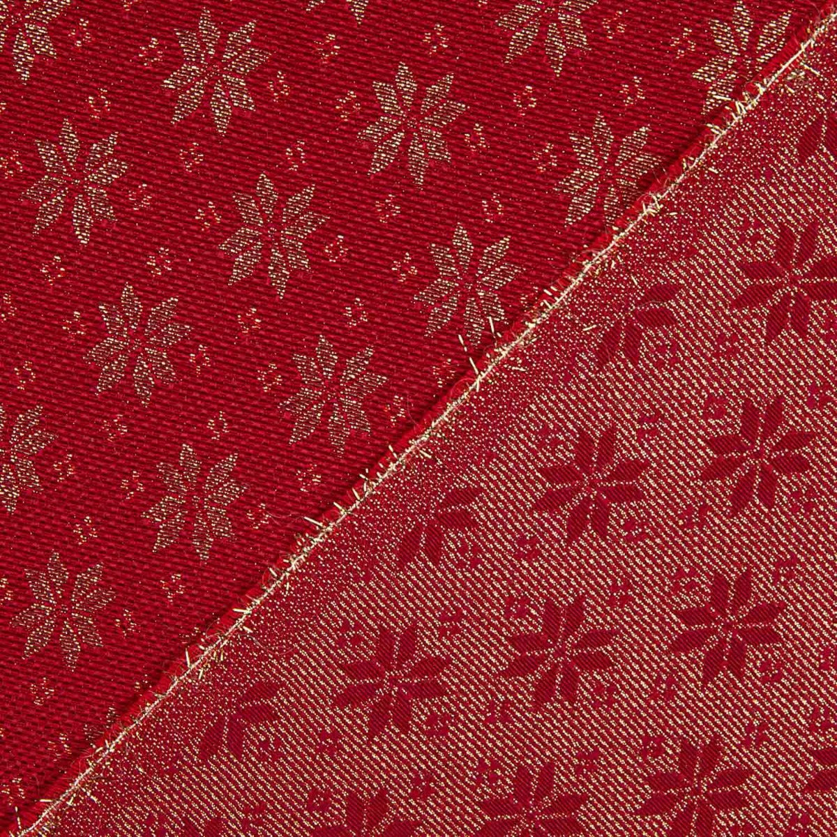 Panamá Navidad Lurex Estrellas Rojo - Ribes y Casals