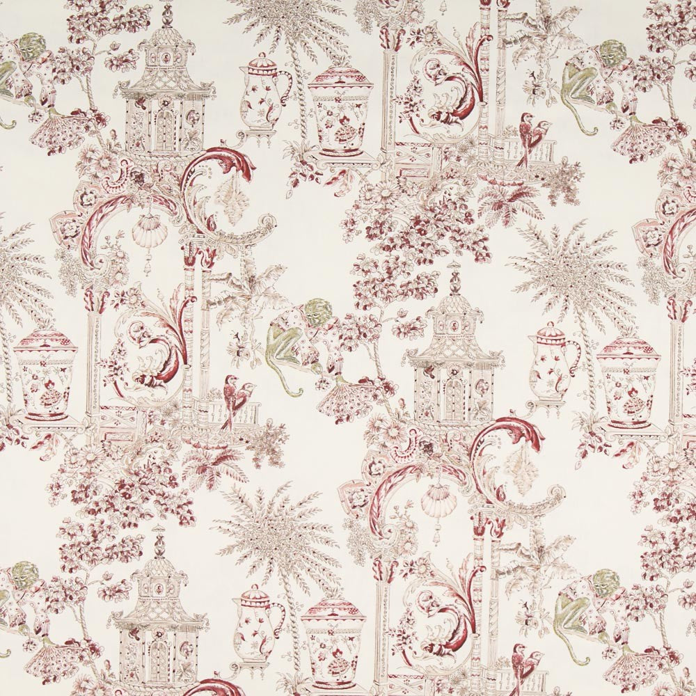 Panamá Algodón Florencia Roja - Ribes y Casals