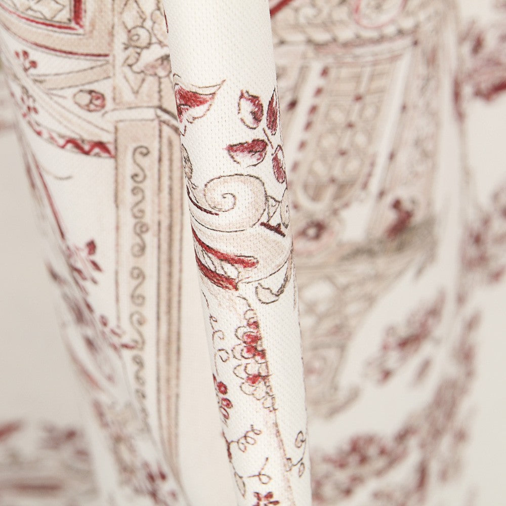 Panamá Algodón Florencia Roja - Ribes y Casals