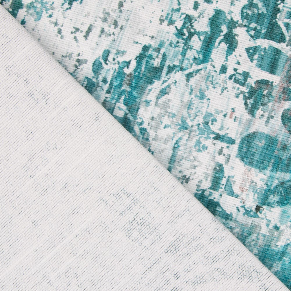 Panamá Tapicería Abstracto Turquesa - Ribes y Casals