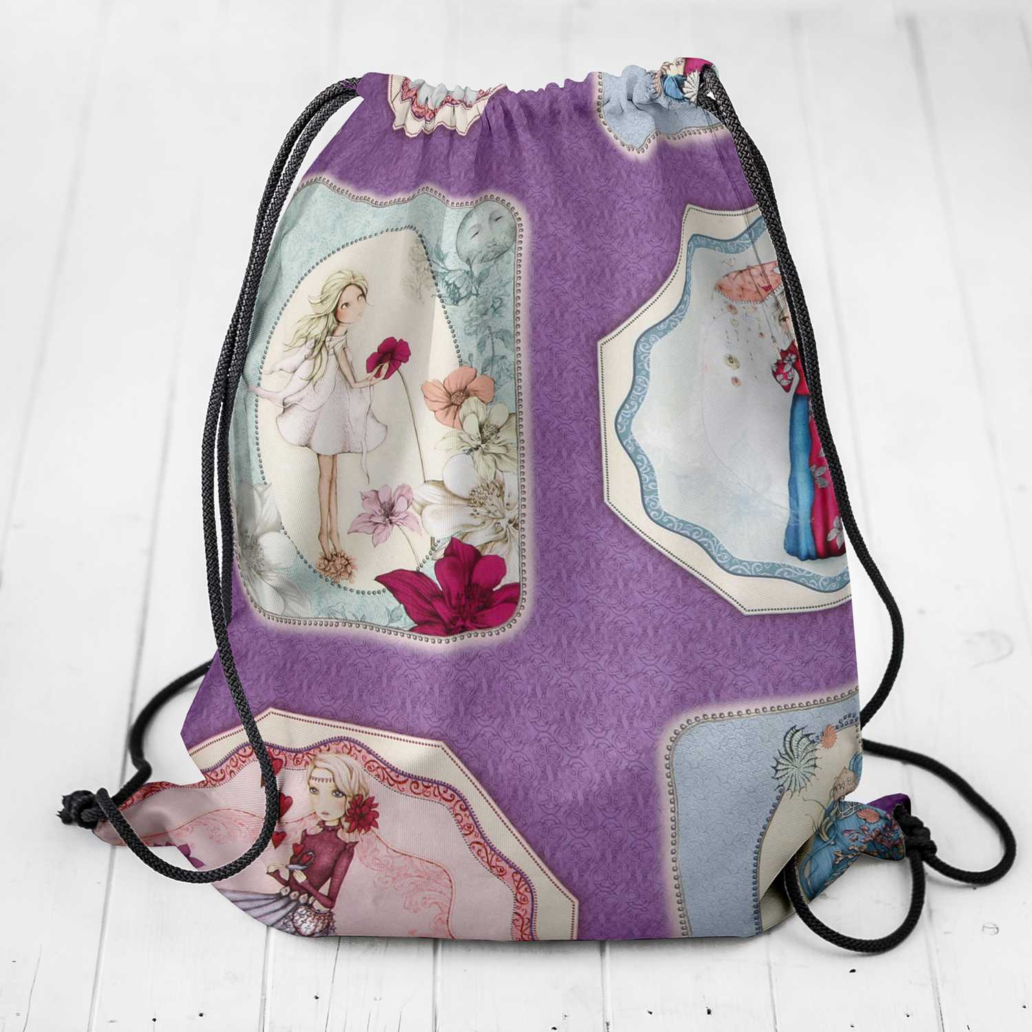 Panel Mirabelle Midnight Garden Morada - Ribes y Casals