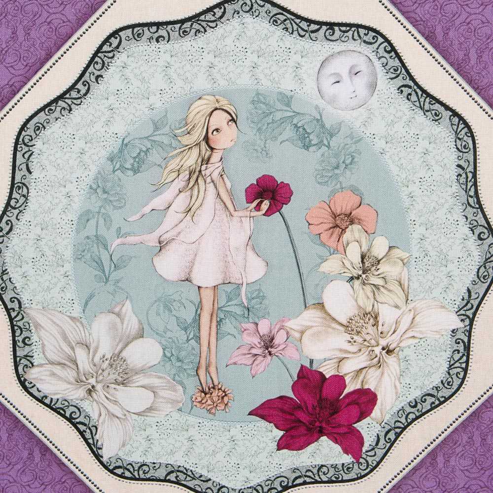 Panel Mirabelle Midnight Garden Morada - Ribes y Casals