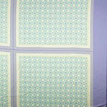 Satén Panel Geométricos Lila - Ribes y Casals