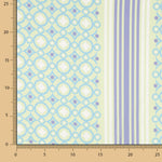 Satén Panel Geométricos Lila - Ribes y Casals